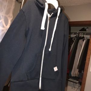 Navy Blue zip up jacket